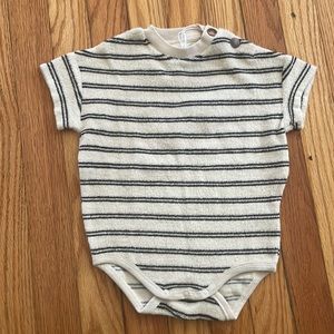 Kidwild terry striped romper